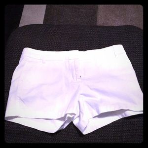 J. Crew Chino White Shorts, Size 8